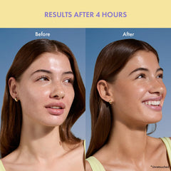 Isle of Paradise drops applied to face demonstrating natural bronze