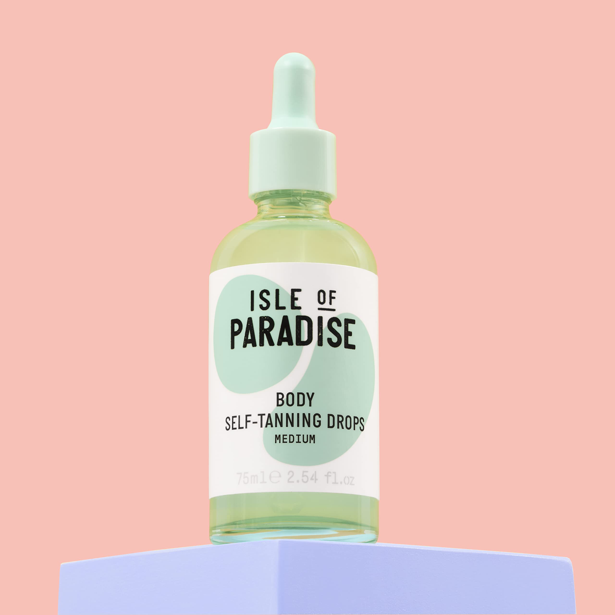 Isle of Paradise pipette close-up displaying easy drop dosing benefit