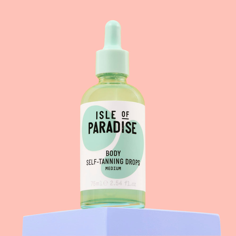 Isle of Paradise pipette close-up displaying easy drop dosing benefit