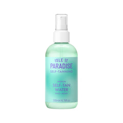 Isle of Paradise front bottle shot showing clear vegan tan benefits