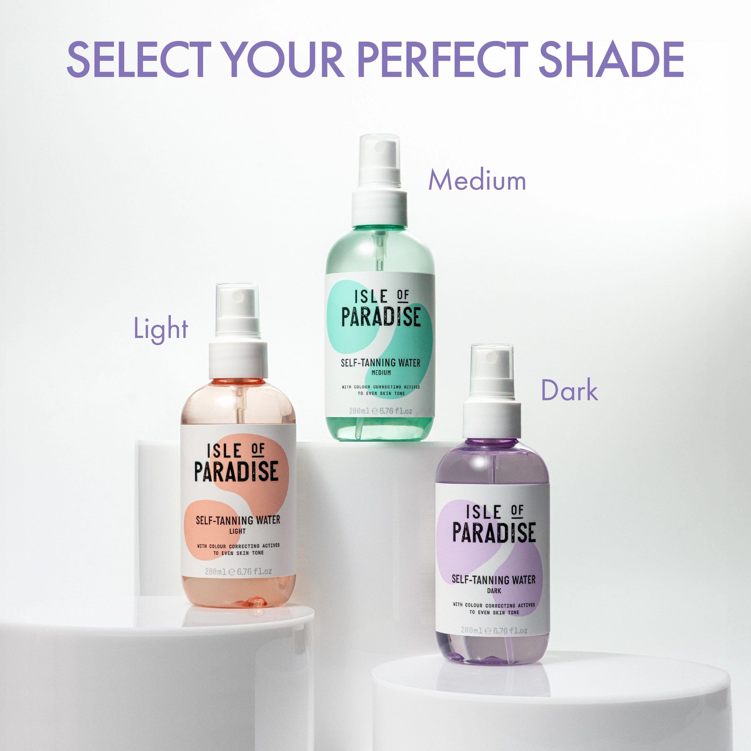 Isle of Paradise in bathroom lifestyle setting for easy at-home tanning