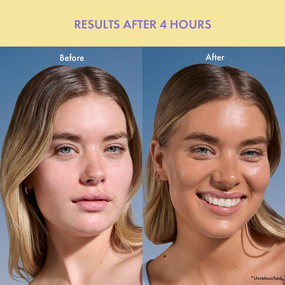 Isle of Paradise drops mixed with moisturizer demonstrating seamless color