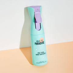 Isle of Paradise nozzle close-up highlighting fine-mist output for even self-tan application