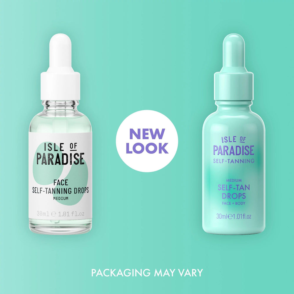 Isle of Paradise drops texture close-up illustrating lightweight blend