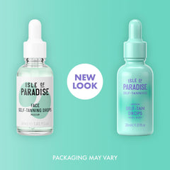 Isle of Paradise drops texture close-up illustrating lightweight blend