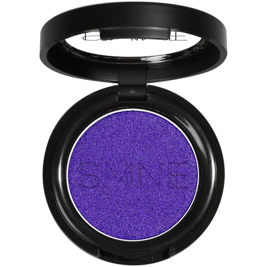 IS'MINE front pan purple shimmer showing rich violet payoff and compact design benefit