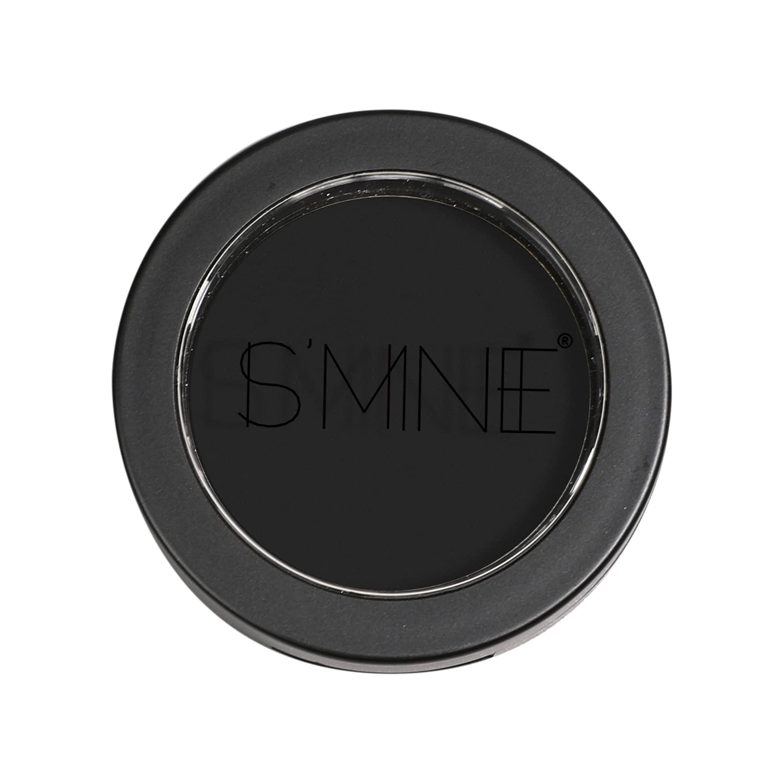 IS'MINE brush applying matte black shadow demonstrating precise control