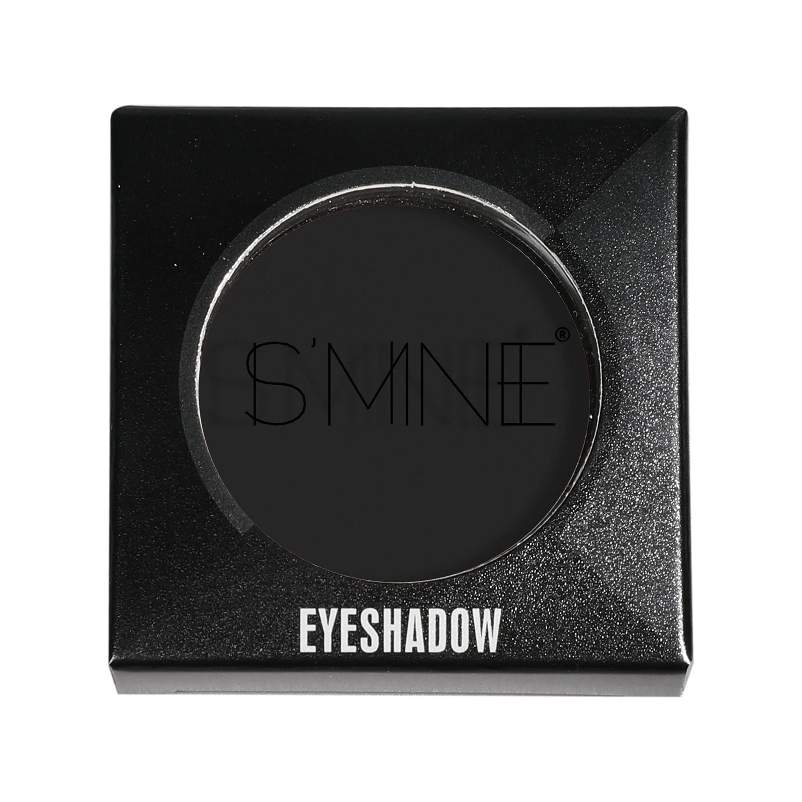 IS'MINE close-up of matte black texture showing smooth blendability benefit