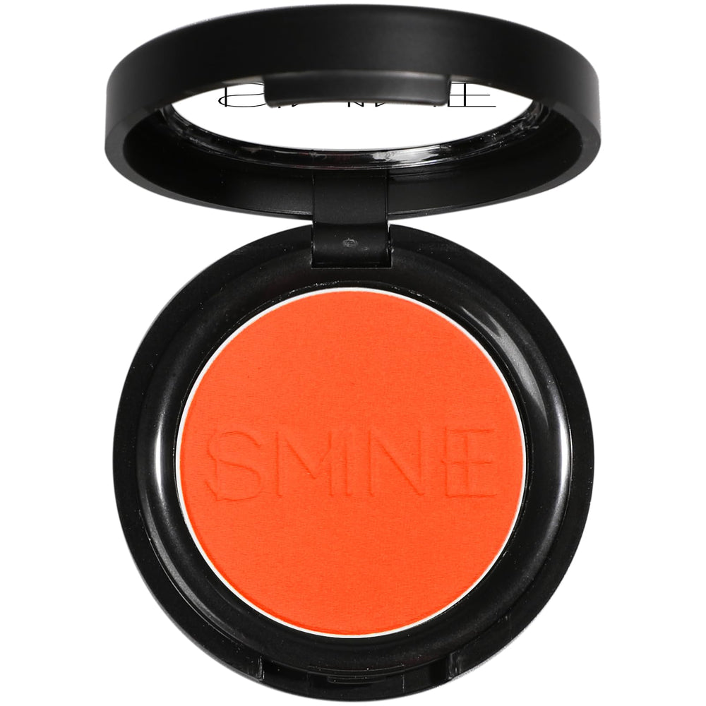 IS'MINE front pan showing matte orange shade and compact convenience