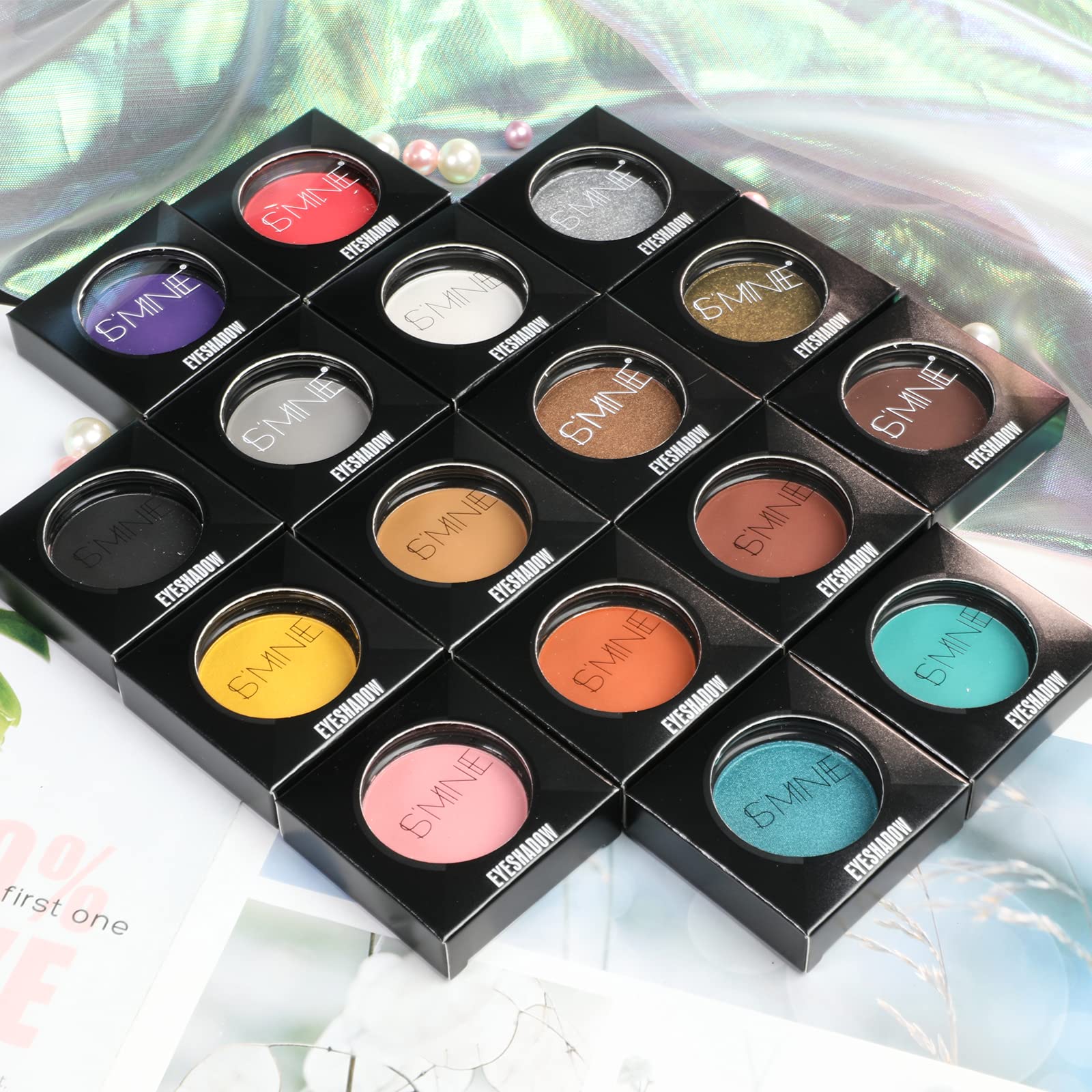 IS'MINE product label closeup showing shade name and ingredient clarity