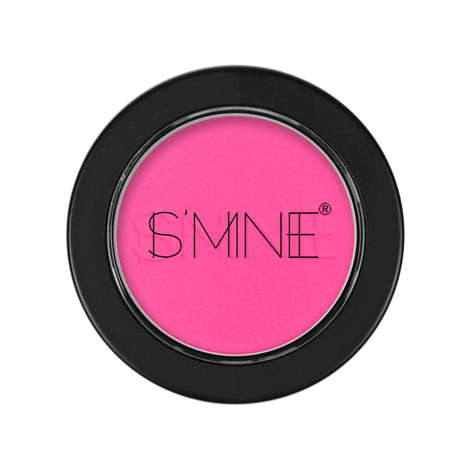 IS'MINE swatched on brush demonstrating intense color payoff benefit