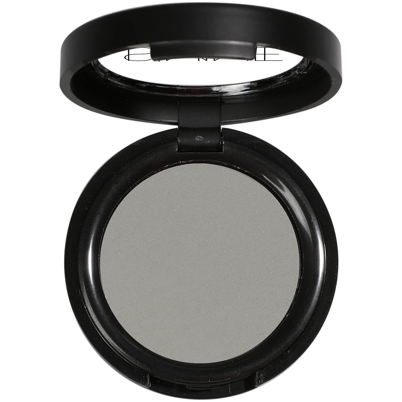 IS'MINE single eyeshadow front pan showing matte grey shade and neat packaging