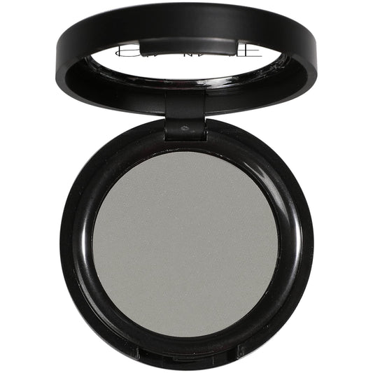 IS'MINE single eyeshadow front pan showing matte grey shade and neat packaging