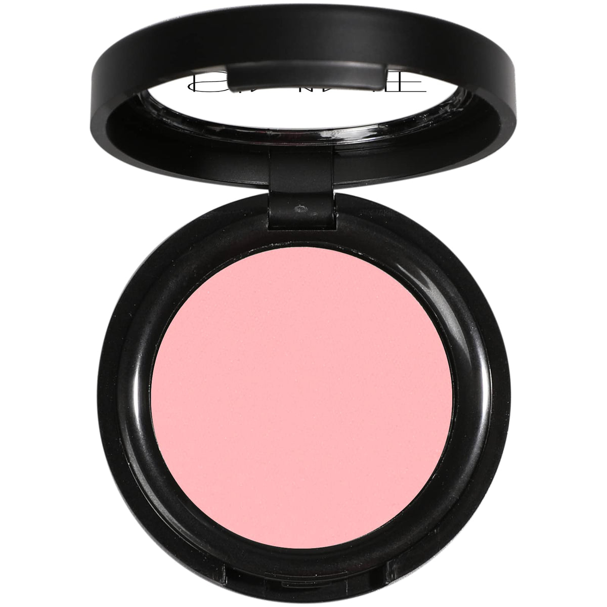 IS'MINE front pan view showing matte pink coral and compact size benefit