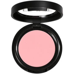 IS'MINE front pan view showing matte pink coral and compact size benefit