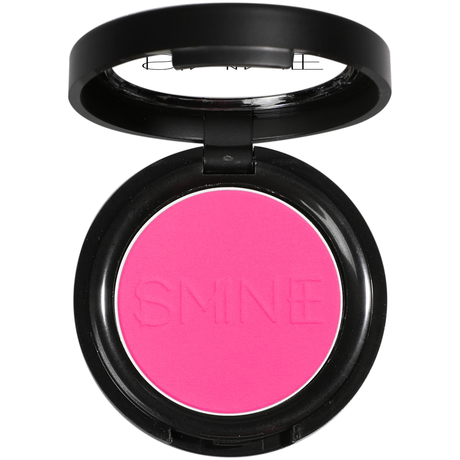 IS'MINE single pink pan front showing vibrant matte finish and pigment