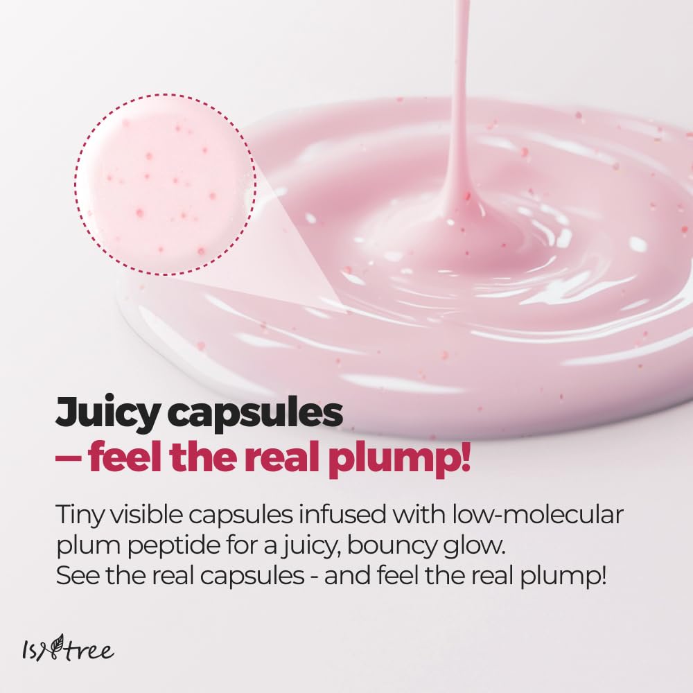IsNtree close-up gel texture of mask highlighting cooling hydration delivery