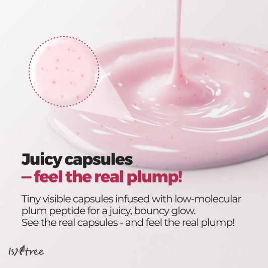 IsNtree close-up gel texture of mask highlighting cooling hydration delivery