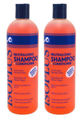 Isoplus front packaging two 16oz bottles showing value and post-service care