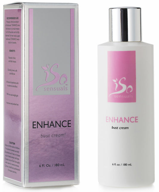 IsoSensuals ENHANCE front packaging showing product and benefit of longer supply