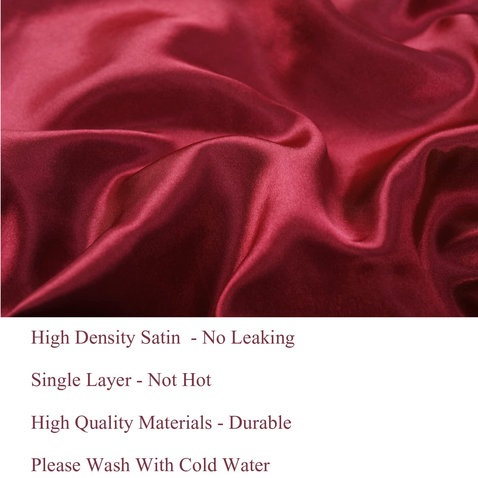Black and red Isshin Beauty bonnets side-by-side showing color options and durable fabric