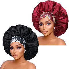 Isshin Beauty bonnet front packaging showing two-color set and benefit of overnight protection