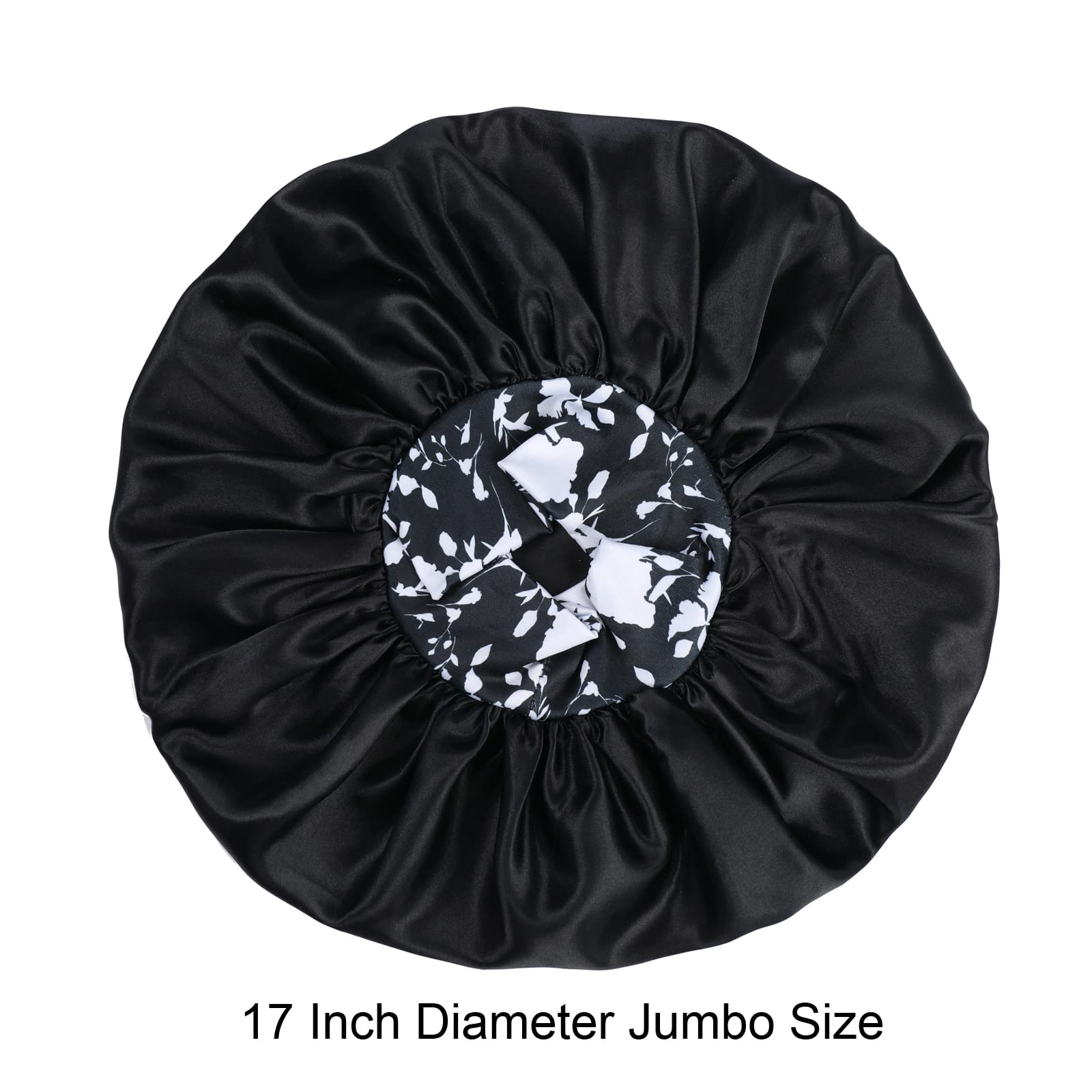 Interior view of Isshin Beauty bonnet showing roomy space for braids and curls