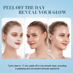 ISTON applying mask to face for overnight treatment benefit