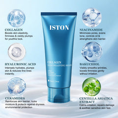 ISTON peeling mask off in morning revealing refreshed skin