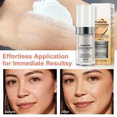 ISUNRISE dispensed texture close-up illustrating smooth, blendable moist formula