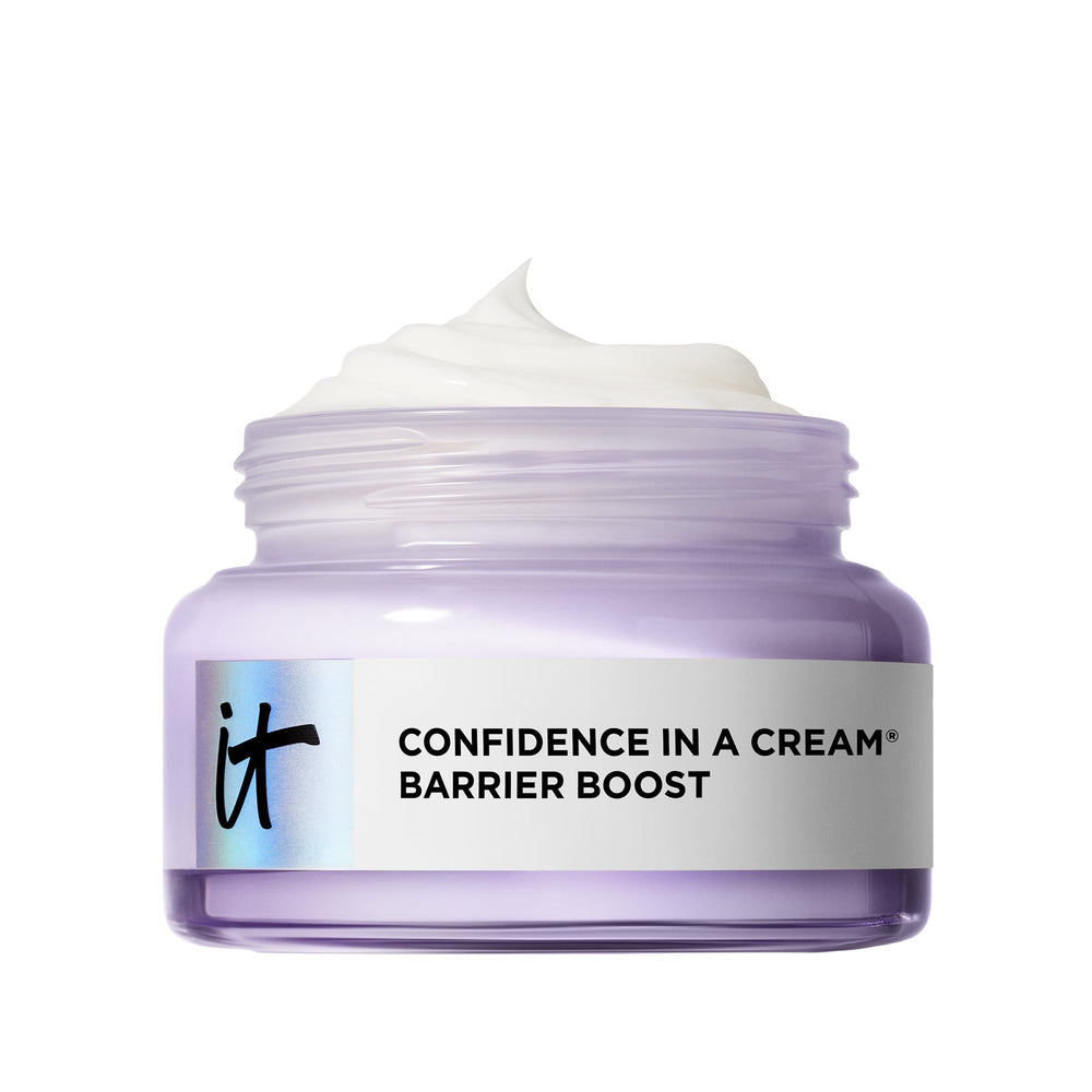 IT Cosmetics jar front view showing clean packaging and daily moisturizer benefit