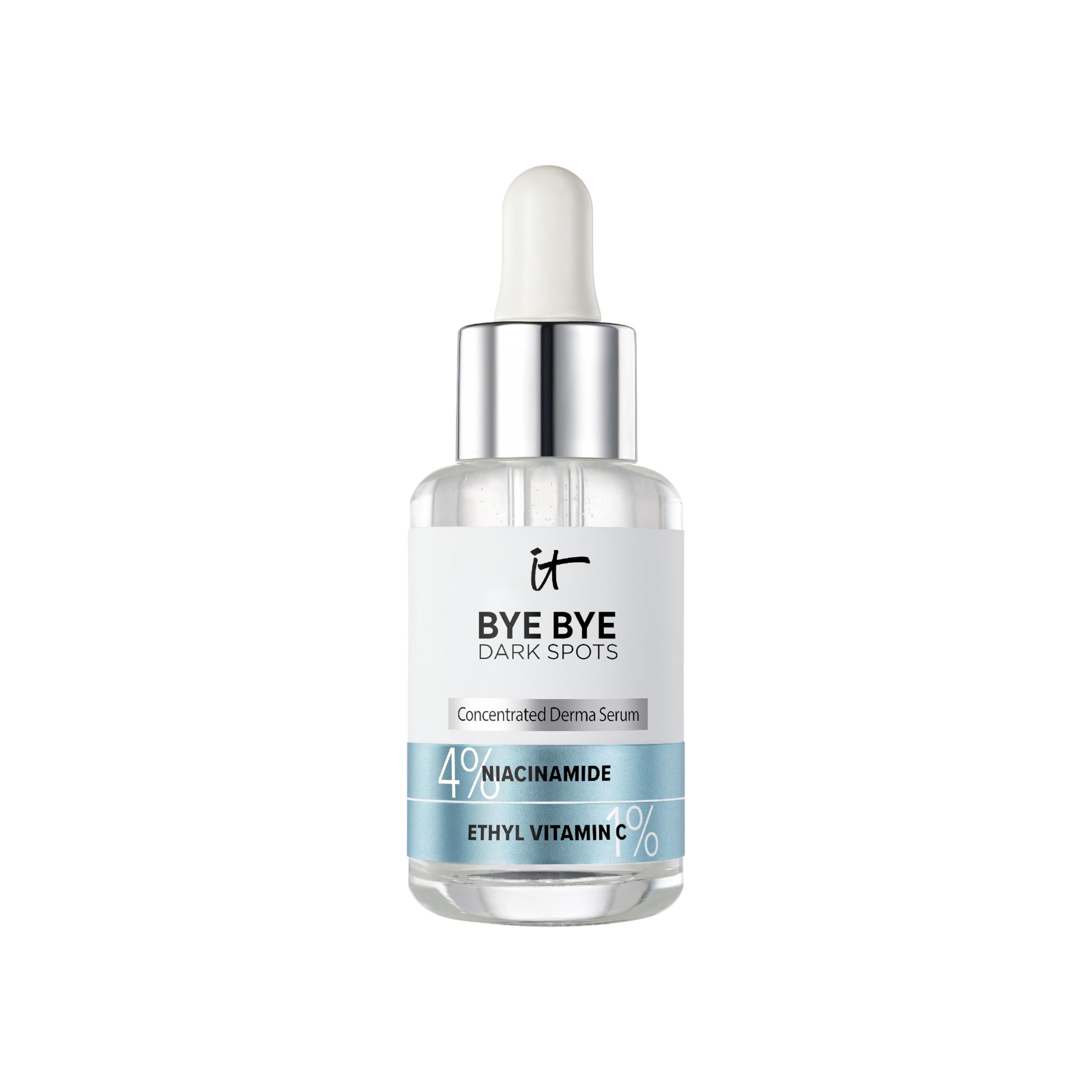 IT Cosmetics bottle front showing label and 1 fl oz size for clear identification and trust