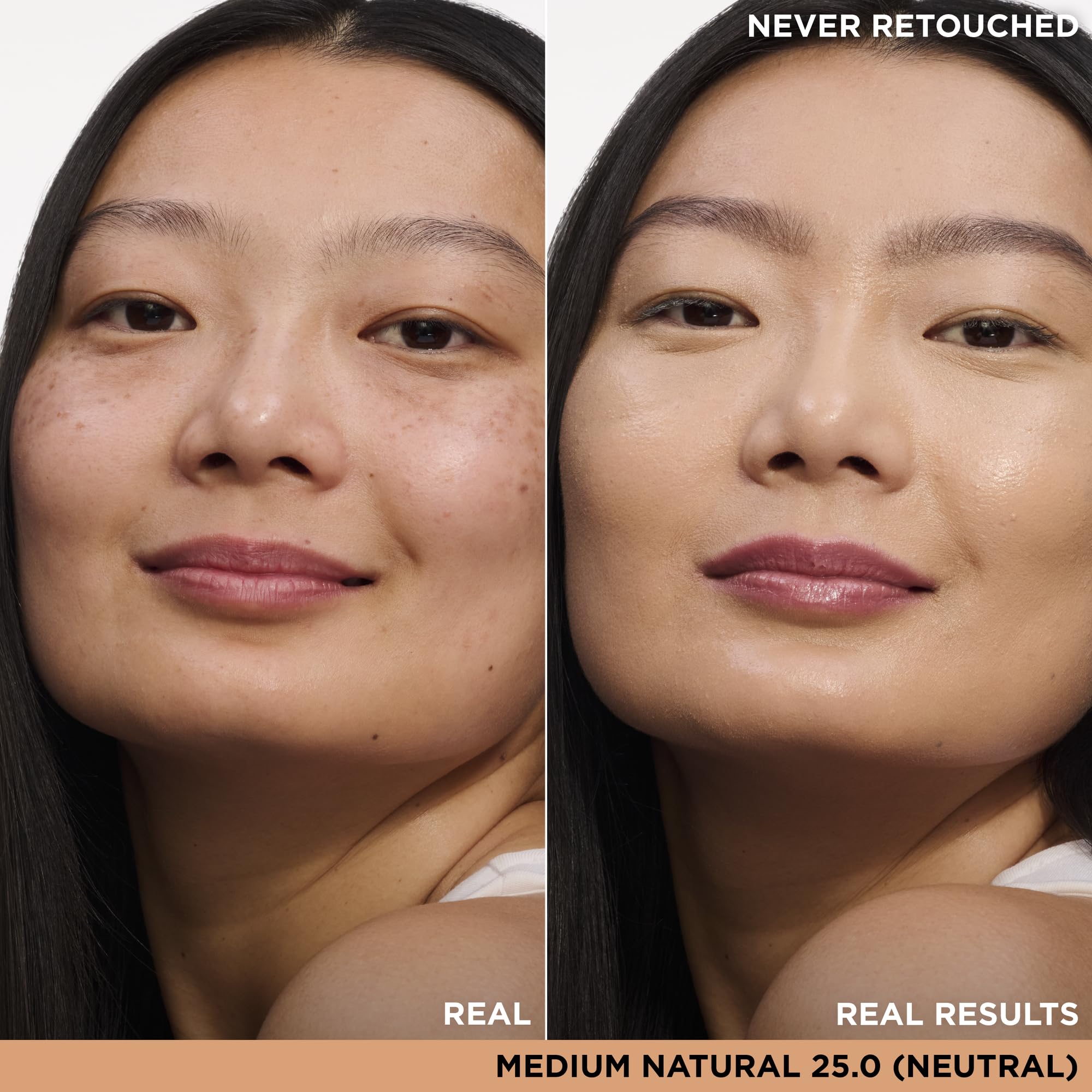 IT Cosmetics creamy concealer texture swirled to show Medium Natural coverage and moisturizing finish