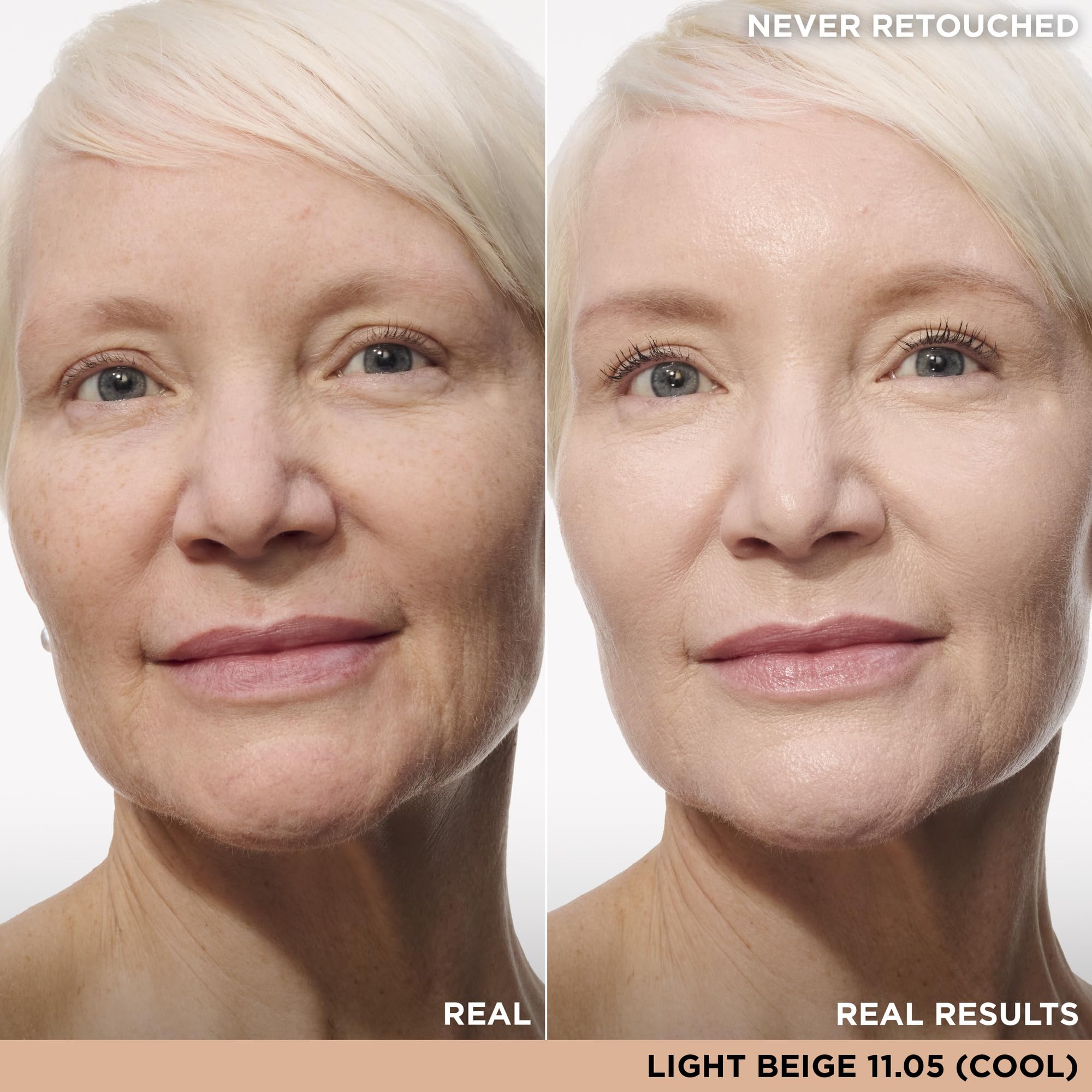 IT Cosmetics concealer wand and creamy texture visible, demonstrates smooth application