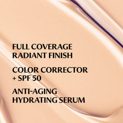 IT Cosmetics cream swatched on hand showing hydrating texture and glow