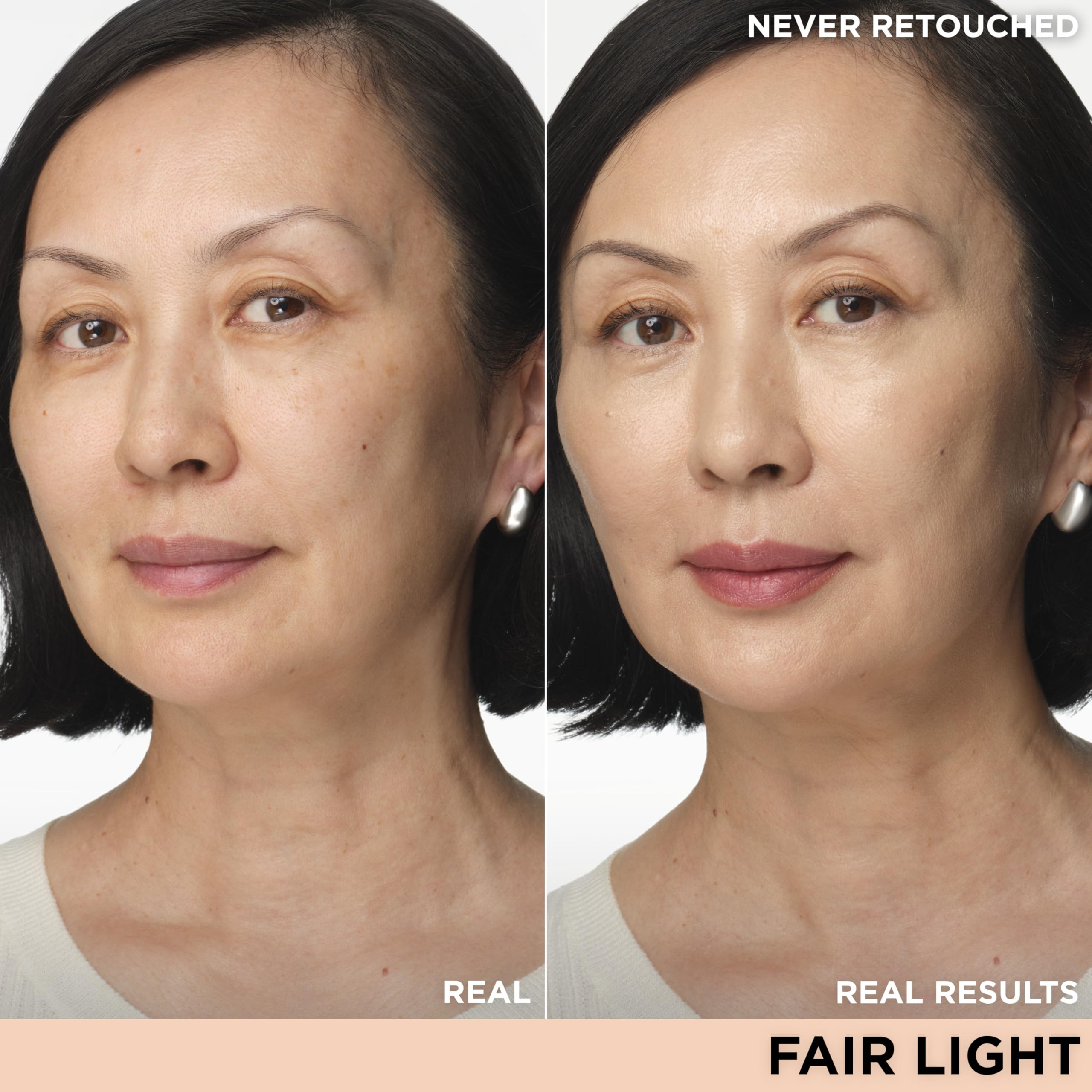 IT Cosmetics cream texture swatch showing blendable hydration benefit