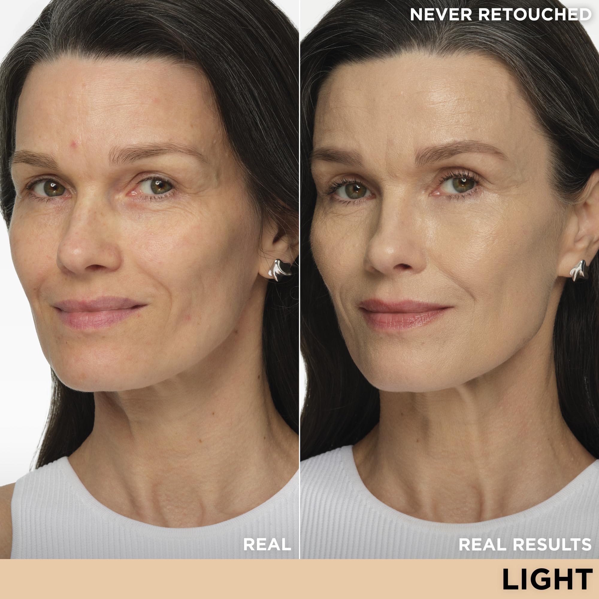 IT Cosmetics CC+ Cream Light texture swipe demonstrating smooth hydration