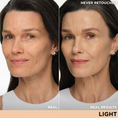 IT Cosmetics CC+ Cream Light texture swipe demonstrating smooth hydration