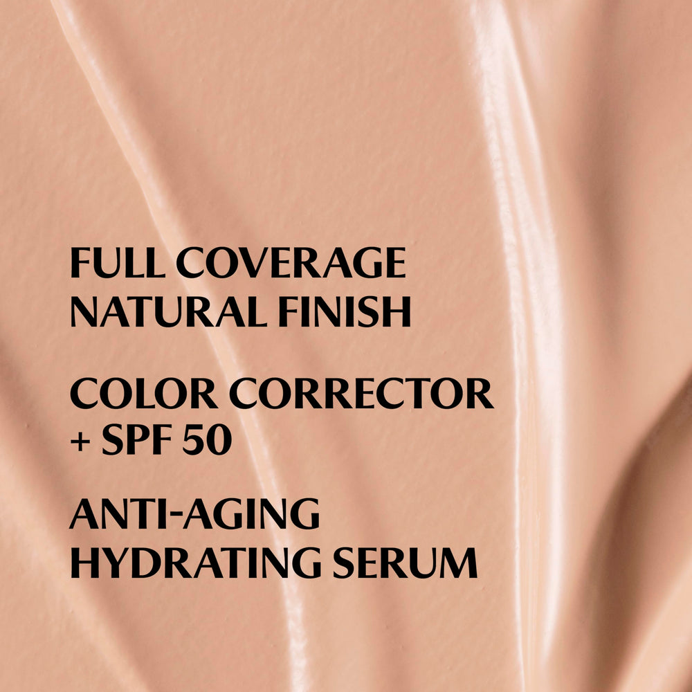 IT Cosmetics texture swipe showing creamy, blendable finish and hydration