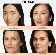IT Cosmetics swatch on skin revealing Light Medium coverage and natural glow
