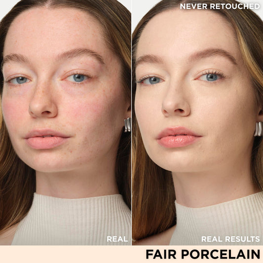 IT Cosmetics cream texture swatch highlighting hydrating, smooth finish