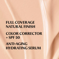 IT Cosmetics texture swatch highlighting creamy hydrating coverage benefit