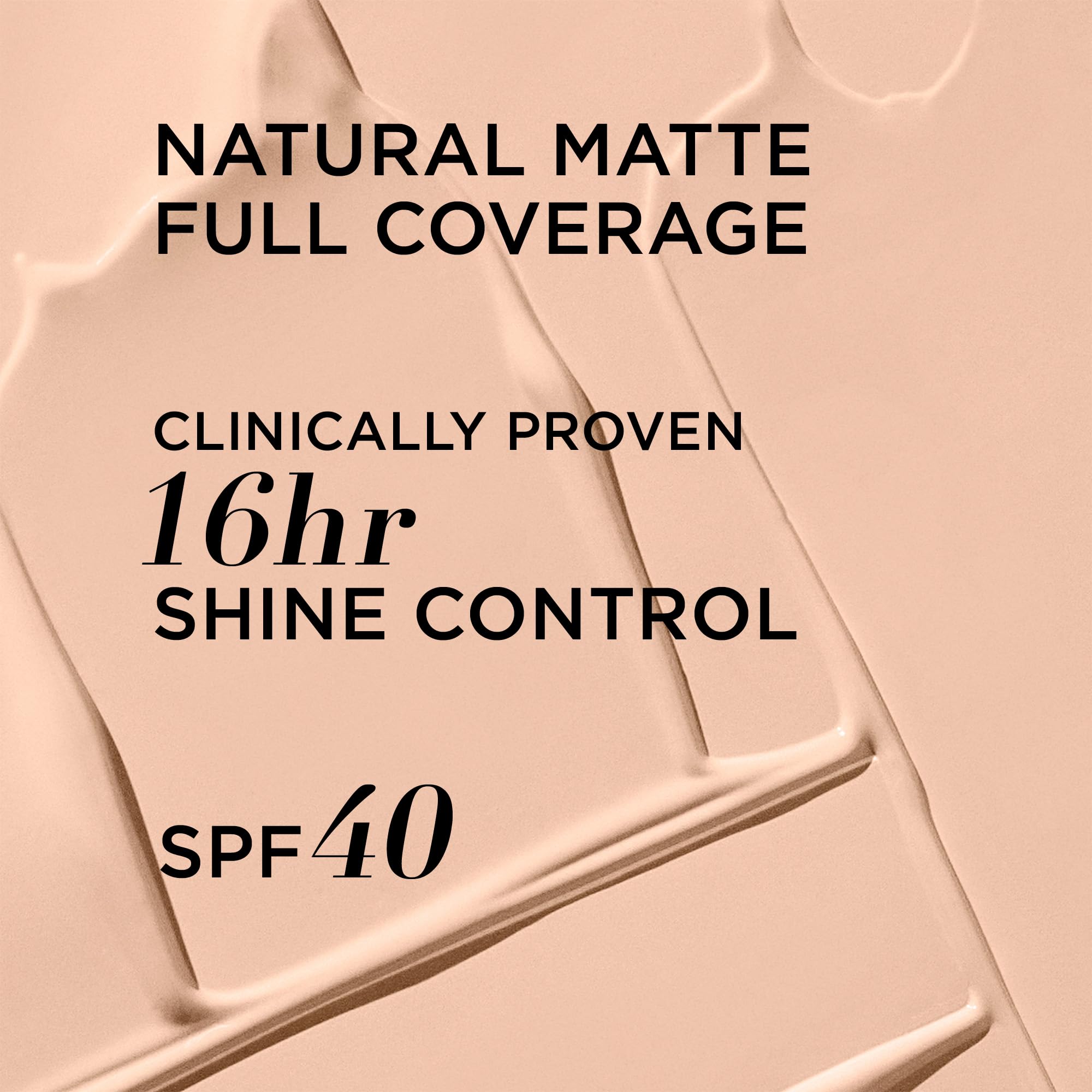 IT Cosmetics product blended with brush demonstrating even full coverage application