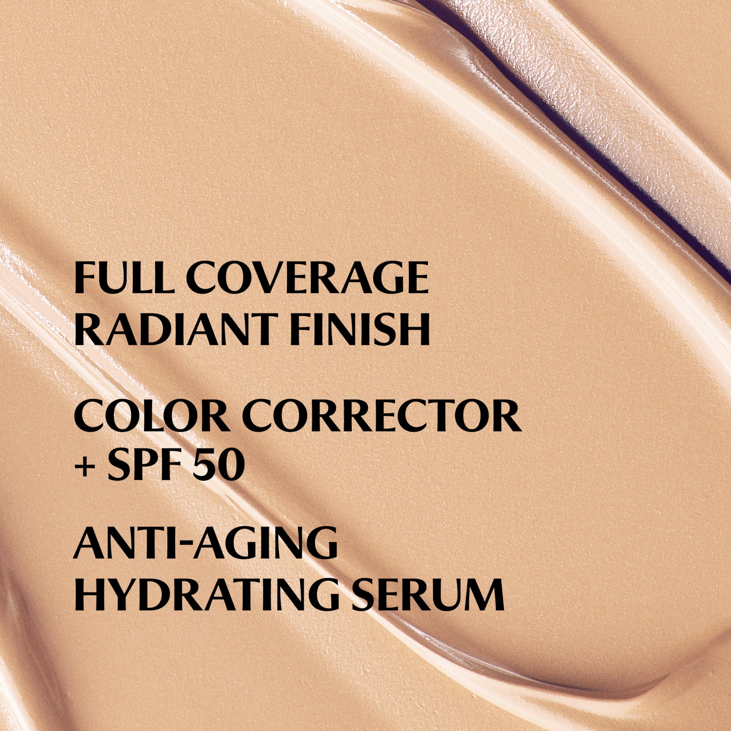 IT Cosmetics texture swatch highlighting creamy finish and hydrating benefit