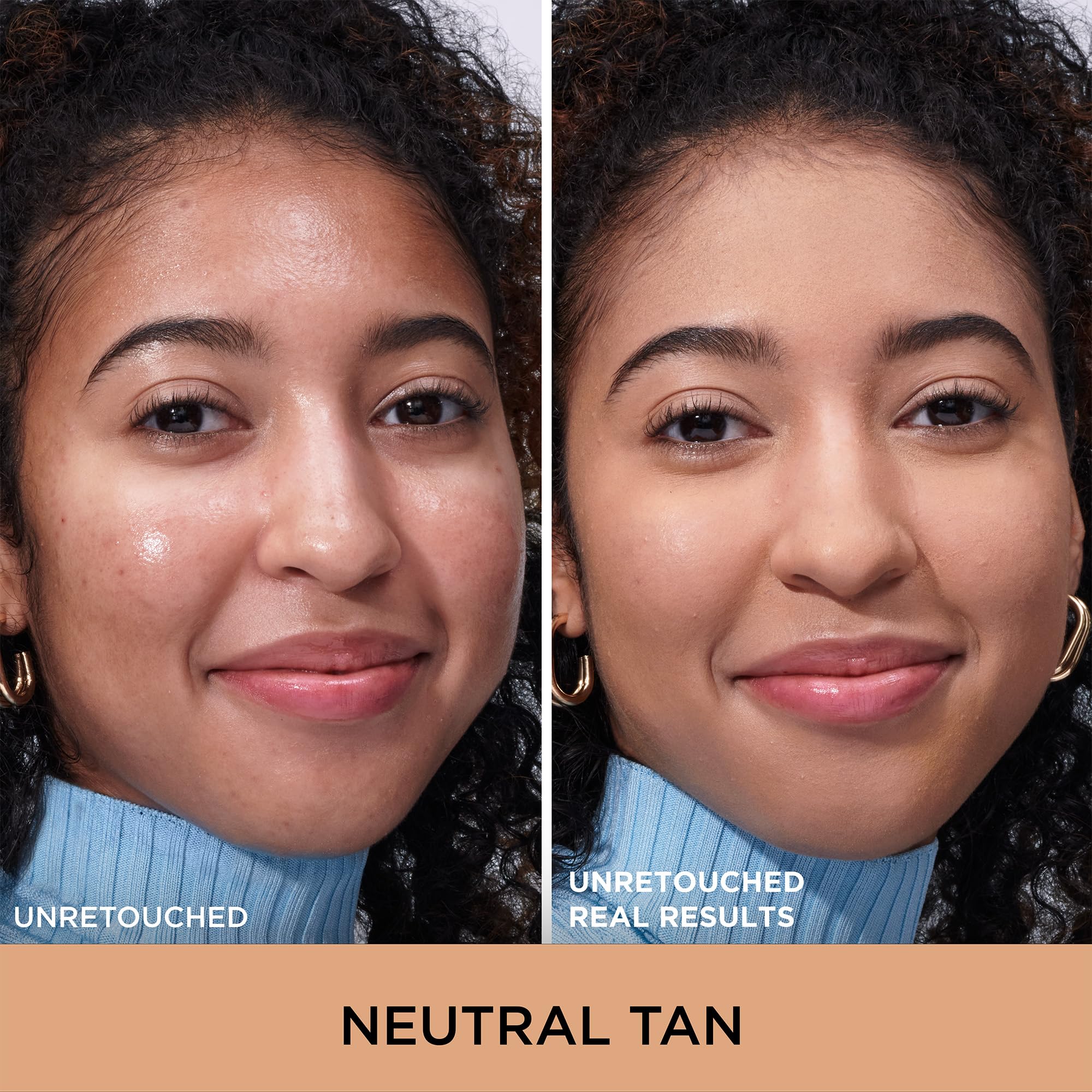 IT Cosmetics texture close-up showing smooth matte finish and pore blur benefit