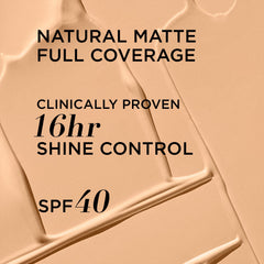 IT Cosmetics cream texture swatch showing matte finish and blendability for smooth coverage