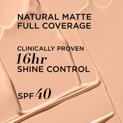 IT Cosmetics swatched texture on skin showing matte yet hydrating finish