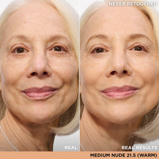 IT Cosmetics creamy concealer texture close-up demonstrating smooth, blendable finish