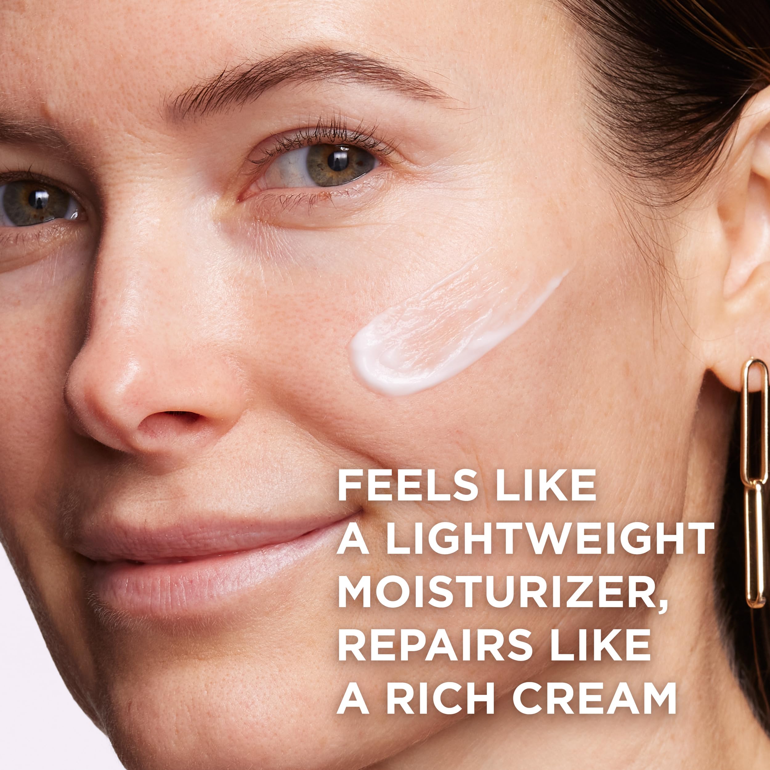 IT Cosmetics cream layered under CC+ showing makeup-friendly, non-pilling base