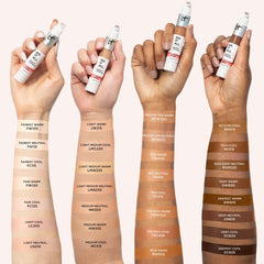 IT Cosmetics blended product on hand illustrating natural radiant coverage
